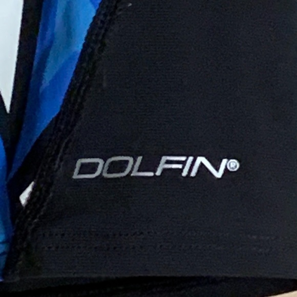 Dolfin Jammers Swim Trunks 30-36 waist 12" inseam Gently worn Poly spandex blend - Picture 4 of 4